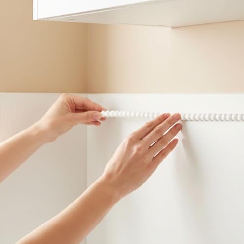 Moldura de pared autoadhesiva de PVC flexible de 10 pies 3
