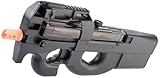 Evike Airsoft - Softair FN Licensed LPAEG P90 Full Size Low Power Airsoft Electric SMG (Color: Black)