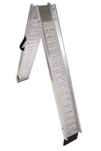 Motorsport Products 91-7101 Silver 7' Ramp Plegable Aluminio
