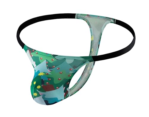 Men's Cotton Thong Low Rise Bikini Briefs Underwear