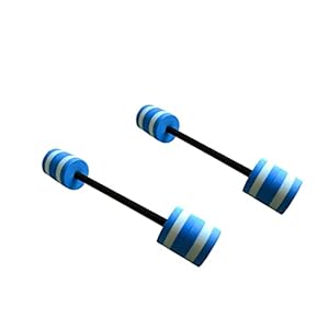 Flueyer Aquatische Oefening Halters, Water Aerobic Oefening Schuim Halter Zwembad Weerstand Fitness Barbells voor Water…