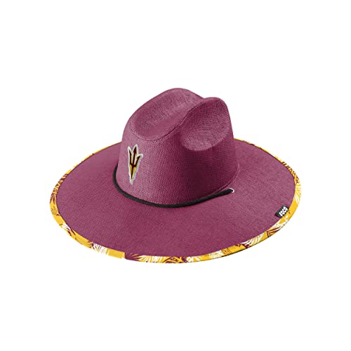 Image of FOCO Arizona State Sun Devils NCAA Team Color Straw Hat