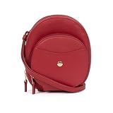 Hexagona   Pochette téléphone avec porte cartes Stop RFID   Pour Femme   Collection Luna   Rouge foncé