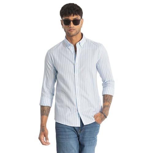 Image of SNITCH Blue Stripes Shirts