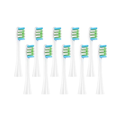 ���u���V�w�b�h�AOclean X PRO/F1/Z1/One/Air 2/SE �\�t�g�m�Y���ƌ݊�������A�^�󖧕p�b�P�[�W(10White)