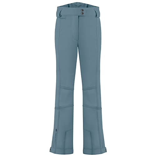 Pantalon de ski stretch 0820 Poivre Blanc femme gris thunder pour les pistes de ski de descente