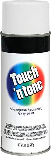 Touch N Tone Spray Paint 55280830, 10 oz, Flat White