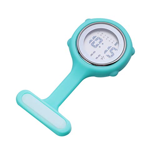 Scicalife Reloj de Enfermera para Mujer- Broches Reloj de Lactancia- Funda de Silicona Mejor Protege El Reloj Ligero Y Portátil para El Uso del Médico Enfermera