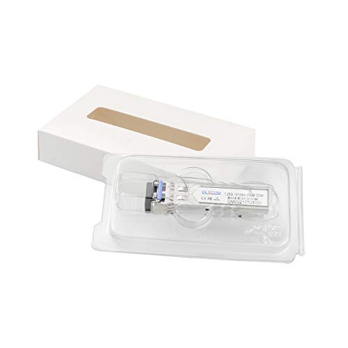 Image of 2pcs Industrial SFP Module 1.25Gb /s 20km Fiber Transceiver Duplex LC 1310nm Single-Mode DDM