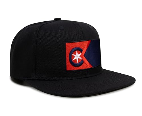 Image of International Tie City Hat for Men and Women, Adjustable Snapback Trucker Baseball Cap with Embroidered Patch