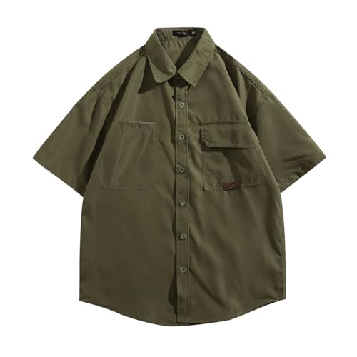 Hauts Décontractés Homme Manches Longues T Shirt Plaid en Coton
