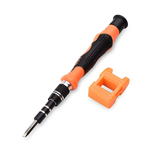 Precision Screwdriver Set, 52-1 Repair Kit with Magnetizer/Demagnetize, Top Super Hard Steel, with Case/Tweezer/Flexible Extension/Pry Tools, for Mobile Laptop Camera Electronics, by Lambery