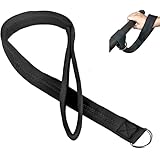 ベビーカー アームハンドル用アクセサリ 乳母車 手離れ 防止 転倒防止 調整可能 リスト ホルダー リストストラップ 弾性 アームバンド ブラック