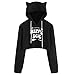 Produktbild Damen Kapuzenpullover Langarm Hoodie Pullover Frauen Halloween Kürbis Teufel Bedruckt Kapuzenpullis Pulli Hoodys