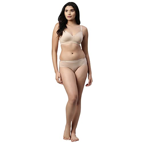 Image of Enamor Innovations Fabcool Encircled Side Support Shaper, Non Padded, Wirefree, High Coverage, Women's Cotton Everyday Bra - A042 (Available in Plus Sizes)