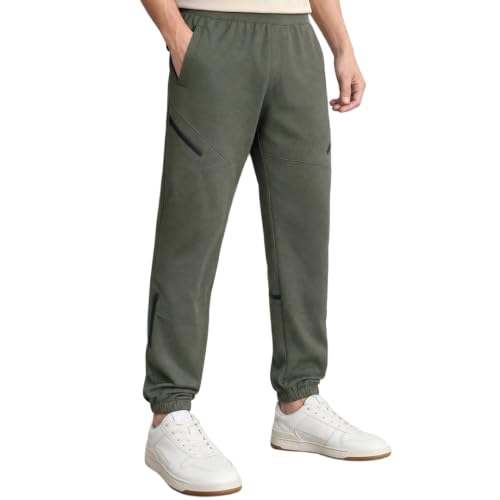 Image of NOBERO Men's Oversized Travel Joggers | Loose Fit | Baggy Relaxed Fit Joggers for Travel