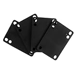 VICASKY 4 Stück Teiliges Skateboard Riser Pad Stoßdämpfende Verschleißfeste Pp unterlage für Skateboard und Land Surfboard Vibrationsreduzierende Dämpfungspads für Mehr Stabilität und