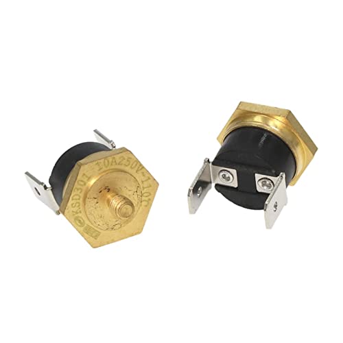 Interrupteur de température KSD301 normalement fermé avec vis M4 70°C