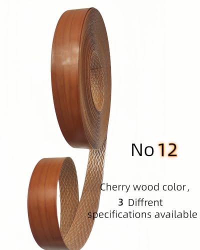 Image of HGKJHFmelamine Edging Tape. 7 /8in*20ft,pre Coated with hot melt Adhesive Flexible Veneer Edge Edging, Used for Cabinet and Furniture Maintenance (No12-Cherry Wood Color, 7 /8in*20ft)