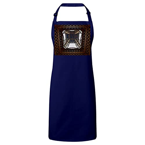 Tablier cuisine premium navy Tour Eiffel pour cuisiner avec élégance à la parisienne