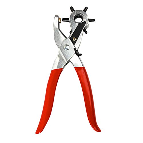 PVC 250g Professional Ultra Hard Belt Leather Hole Puncher Mquina de mano perforadora Seis agujeros 2/2.5/3 / 3.5/4 / 4.5 mm