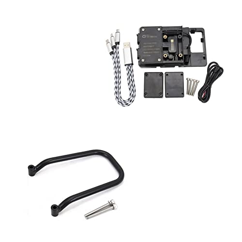 Support moto de navigation premium pour BMW S1000XR avec chargeur USB robuste