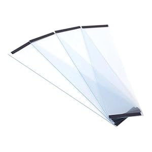 Ylnailky 4 Stück Transparente Vogelkäfig Schmutzblenden