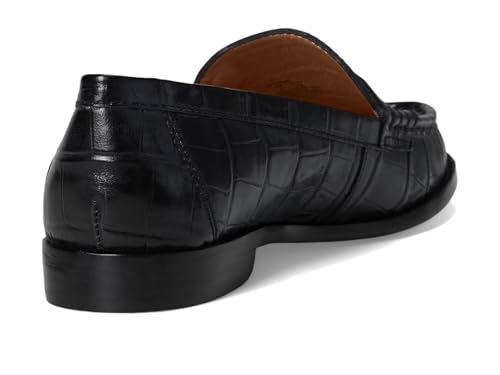 Image of Lauren Ralph Lauren Wynnie Crocodile-Embossed Leather Loafer