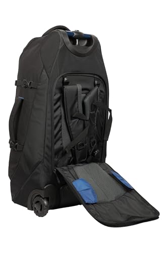 Mountain Warehouse Voyager 50L Wheelie Rucksack - Durable Backpack - For Travelling, Camping Jet Black One Size - 4