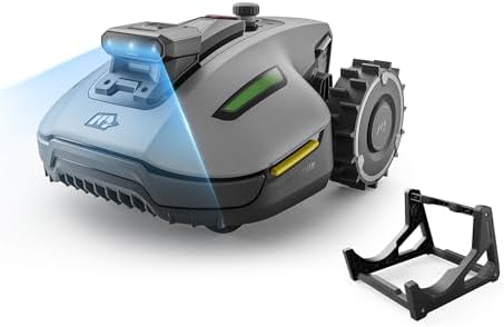 MAMMOTION YUKA Mini 2 500 Robot Cortacésped sin Cable Perimetral, Sin Señal Perdida, Sin RTK, Visión AI Tri-CAM, DropMow, Pendientes hasta un 45%, hasta 500㎡, Mapeo Automático Multi-Zona