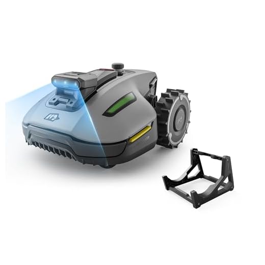 MAMMOTION YUKA mini 2 500 Robot Tagliaerba senza Filo Perimetrale, Nessuna Perdita di Segnale, Senza RTK, Visione AI Tri-Cam, DropMow, Mappatura Auto Multi-zona