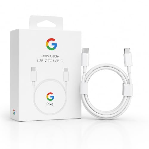 Image of Google 30W USB C to USB C Fast Charging Cable 30W PD, Type C Charger Cable, Compatible with Google Pixel 8 Pro, Pixel 8, Pixel 7 Pro, Pixel 7, Pixel 7A, Pixel 6 Pro, Pixel 6, Pixel 6A, Pixel 5