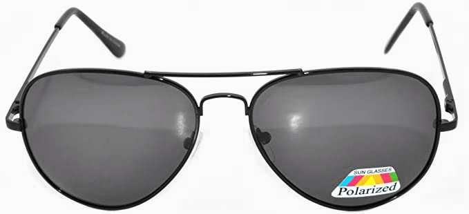 OWL Classic Aviator Style Polarized Lens Sunglasses Metal Frame Spring Hinge2