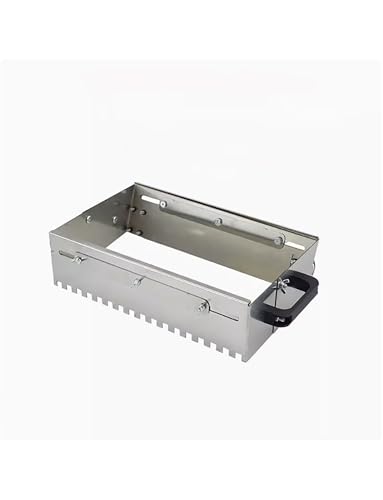 Paleta de mortero Ajustable con Ruedas - Herramienta de nivelación de baldosas de 60 cm para pavimentación, nivelación de Arena y colocación de baldosas - Diseño de Dientes Cuadrados para ma