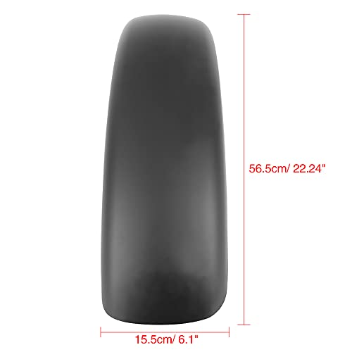 Image of F FIERCE CYCLE 6.1 Inches Custom Black Metal Motorcycle Guard Long Rear Fender for Harley 883