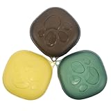TOYANDONA 3 Piezas Estuche Portachupetes Forma de Pata de Gato, Caja Portátil de Pp a Prueba de Polvo para Bebés, Adecuado para Bolsa de Pañales y Guardería