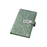 お札 貯金箱 お金 仕分け エンボス レシートホルダー 48収納 外寸230×145mm 内寸216×125mm 旅行 家計簿管理 (緑色)