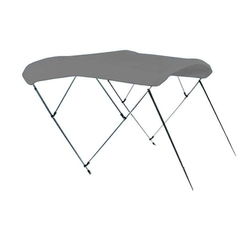 Seal Skin Covers 3 Bow / 4 Bow Bimini Top for Boats, Marine Grade Waterproof Canopy Cover with Frame, Durable Sun Shade Cover, Mounting Hardware, Rear Straps & Storage Boot (8'L X 54