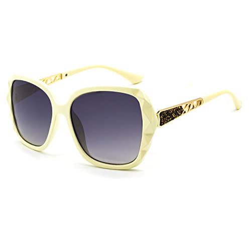 LECKIRUT Oversized Women's Sunglasses - Polarized UV