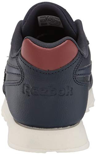 Reebok mens Reebok Classic Harman Run Sneaker, Vector Navy Mel/Boulder Brown/Chalk, 8 US