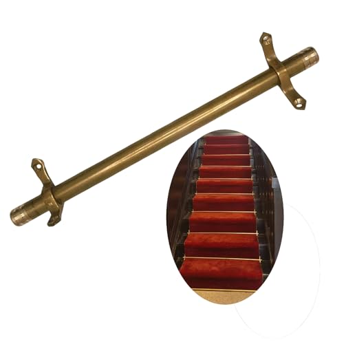 Barres de pression réglables pour tapis d'escalier découpables et stables - 2