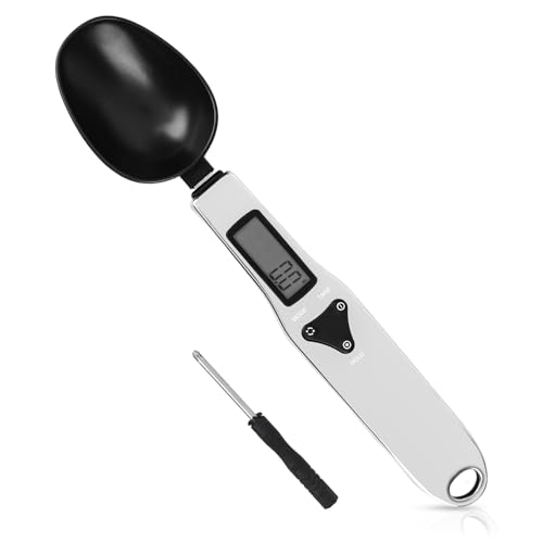 Electronic Food Measuring Spoon, Stainless Steel Digital Spoon Scale Small Cooking Scale 300g/0.1g High Precision Kitchen Tools with LCD Display for Home Kitchen Deal