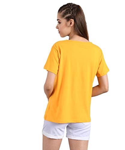 Image of KOTTY Women's Solid Regular Fit T-Shirt