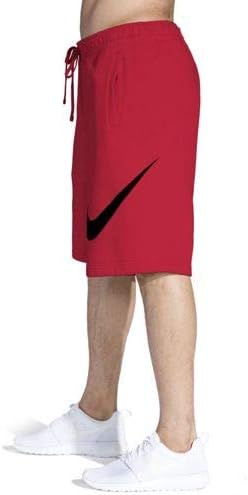 Nike Men's Sportwear Club Shorts, University Red/Black, X-Large
