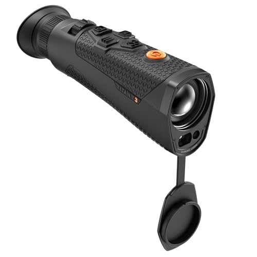 RIX Titan-T3 Thermal Monocular LRF 25mm 384x288 Thermal Imaging Monocular with Laser Rangefinder (50 Hz) 1920×1080 OLED Display Ideal for Night Hunting, Safety Level-Class I, Power Output＜1mW