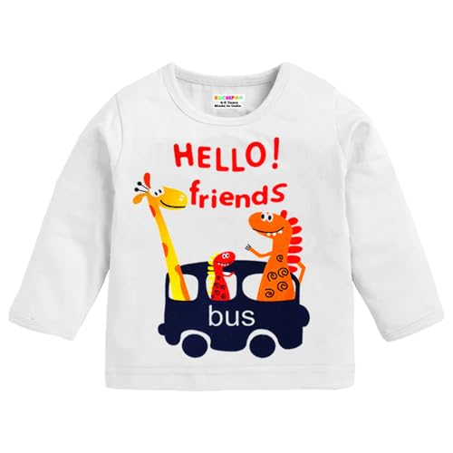Image of Kuchipoo Kids Regular Fit Cotton T-Shirts and Pyjamas Set