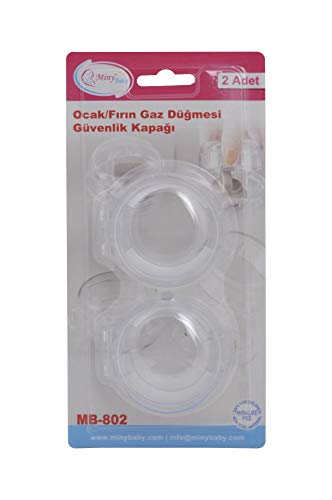 Miny Baby Ocak/Fırın Gaz Düğmesi Güvenlik Kapağı (2 Adet)