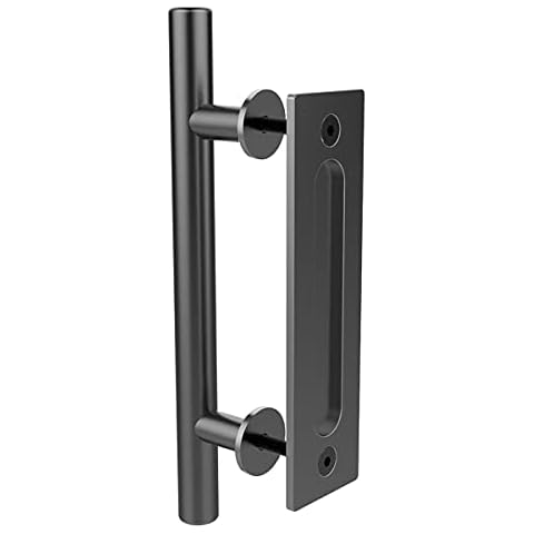 TSMST Sliding Door Handle Black Wood Sliding Door Handle - 30cm Cover