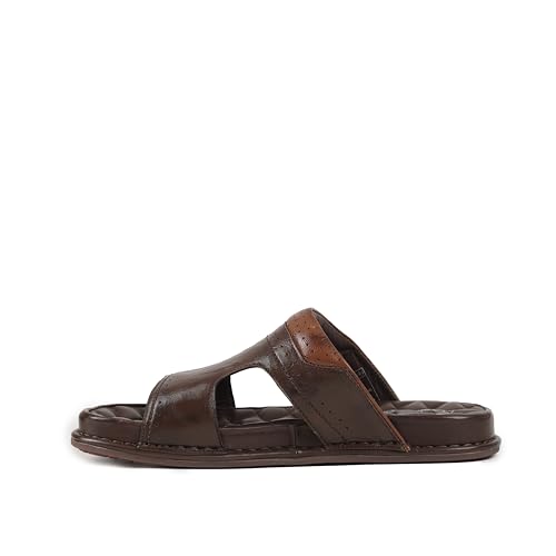 Image of Pierre Cardin Men's Pc1048 Tan-cafe Fisherman Sandal