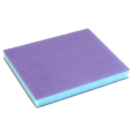 Abrasive Sanding Sponge Blocks Pad Sandpaper 150 Grit Flexible Sandpaper Block Sponge Sand Block Wet and Dry Sponge Sand Paper for Wood,Wall(Blue)